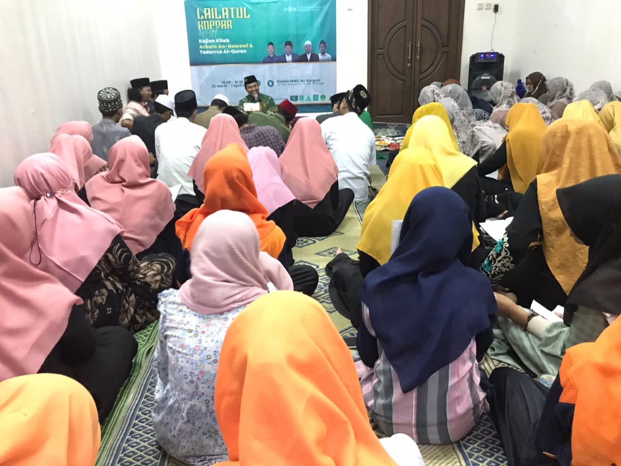 Pertemuan Kesebelas Lailatul Kopdar MWCNU Bungah, Rabu (5/4/2023) malam, di Kantor MWCNU Bungah. Foto : LTN MWCNU Bungah/NUGres