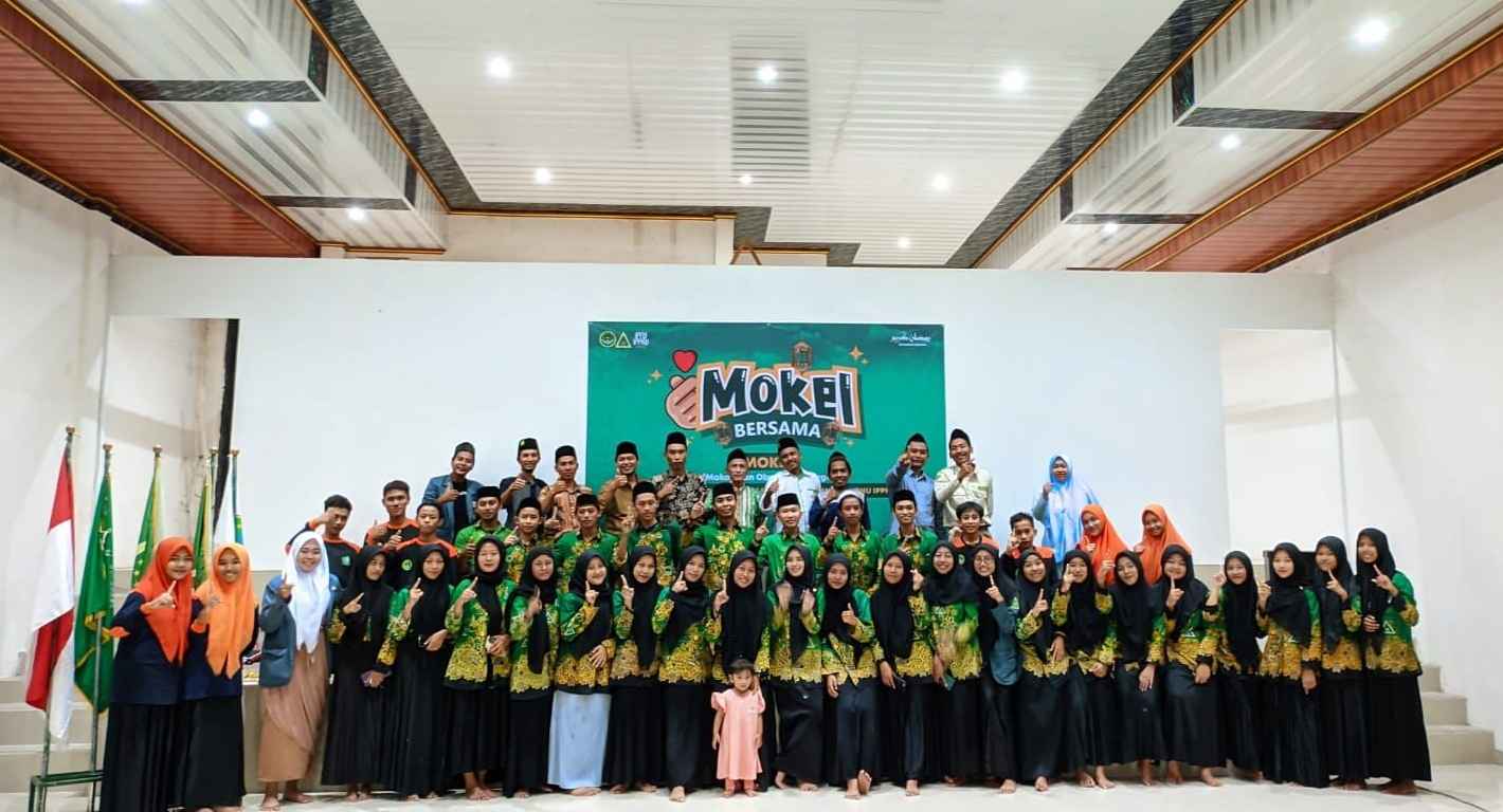 Pimpinan Anak Cabang IPNU IPPNU Dukun menggelar Mokel bersama Majelis Alumni, di Aula Gedung MWCNU Dukun. Foto: Syafik Hoo/NUGres