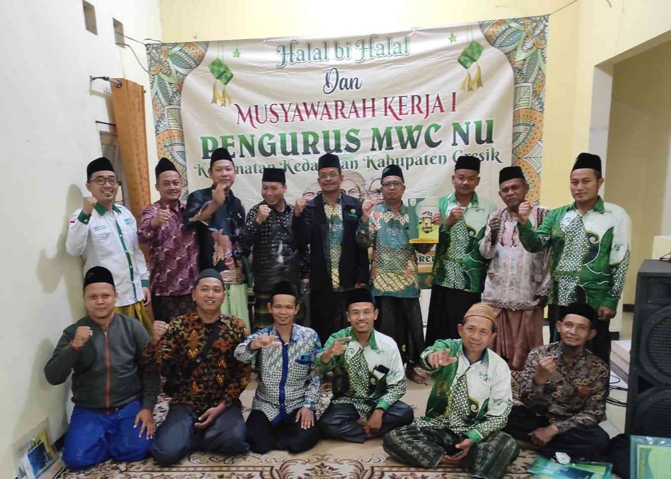 Musyawarah Kerja 1 digelar Majelis Wakil Cabang Nahdlatul Ulama Kedamean pada 13 - 14 Mei 2023, Ketua PCNU Gresik ingatkan tantangan tahun politik. Foto: Tim dok. MWCNU Kedamean/NUGres