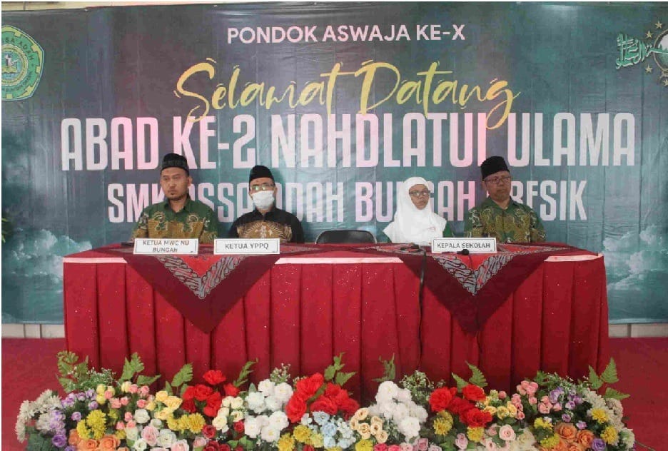 Siswa SMK Assa'adah Diperkokoh faham Ahlussunnah Wal Jamaah An-Nahdliyah. Foto: Qomaruddin Media/NUGres