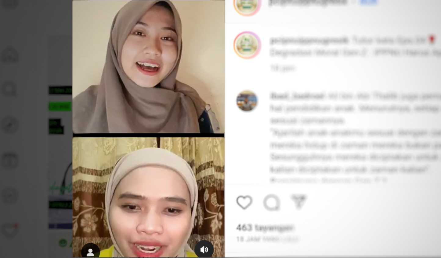 TALKSHOW VIRTUAL. Tutur Kata Episode 04 Menengahkan Degradasi Moral Gen Z, yang telah dilaksanakan IPPNU Gresik. Foto: Instagram @pcipnuippnugresik/NUGres