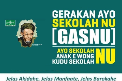 GUGAH KESADARAN. LP Ma'arif NU Gresik ajak orang tua mantap sekolahkan putra-putrinya di lembaga NU. Ilustrasi: LP Maarif NU Gresik/NUGres