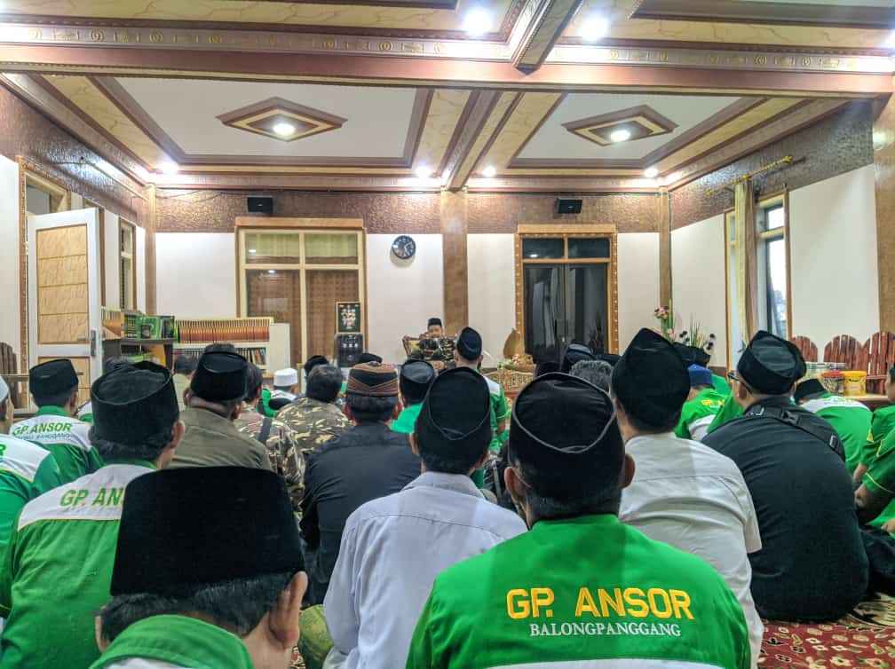 Pimpinan Anak Cabang Gerakan Pemuda Ansor Balongpanggang melaksanan Rapat Kerja ke-1, di Pondok Pesantren Fatchul Ulum Pacet Mojokerto, Ahad (18/6/2023).