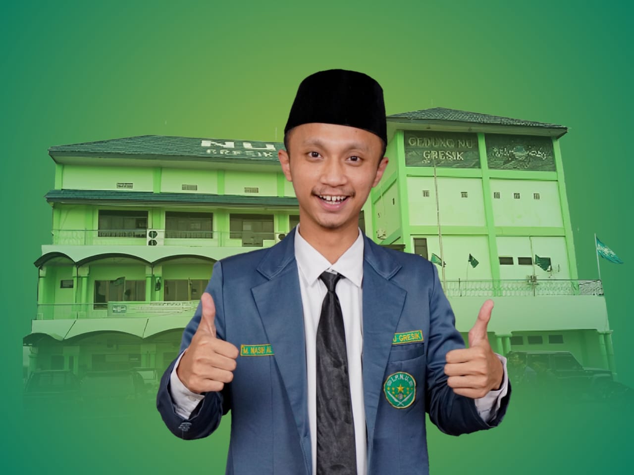 Ketua Pimpinan Cabang Ikatan Pelajar Nahdlatul Ulama Gresik masa khidmat 2023 - 2025, Mohammad Nasih Al Hashas. Foto/ilustrasi: NUGres