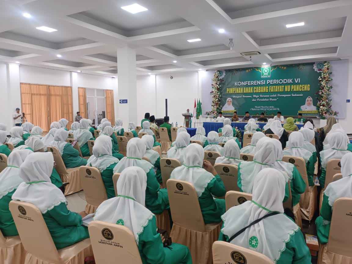 Tepat di momen Tahun Baru Hijriah 1445, Pimpinan Anak Cabang (PAC) Fatayat NU Panceng menggelar Konferensi Periodik VI. Foto: dok PAC Fatayat NU Panceng/NUGres