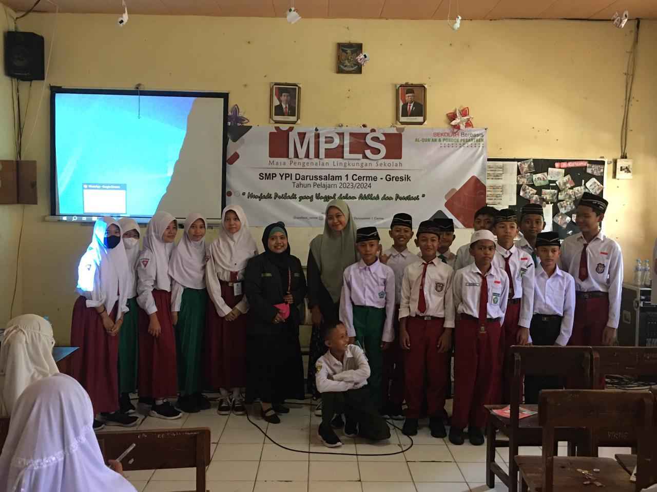 Siswa baru nampak antusias ikuti MPLS dari PAC IPPNU Cerme. Foto: dok PAC IPPNU Cerme/NUGres