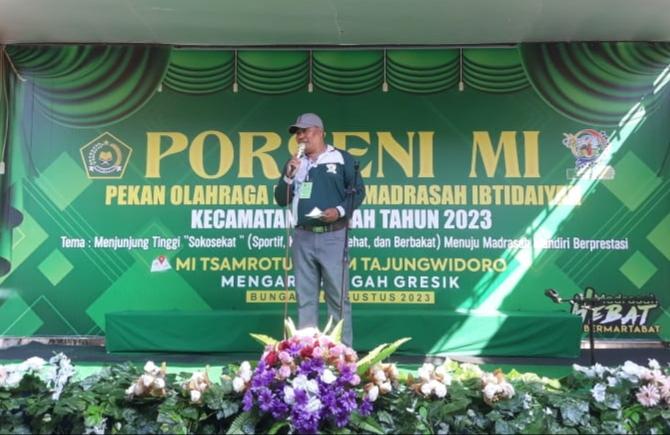 Pekan Olahraga dan Seni (Porseni) se-Kecamatan Bungah 2023 digelar di Mengare. Foto: Atiq Mujahid/NUGres