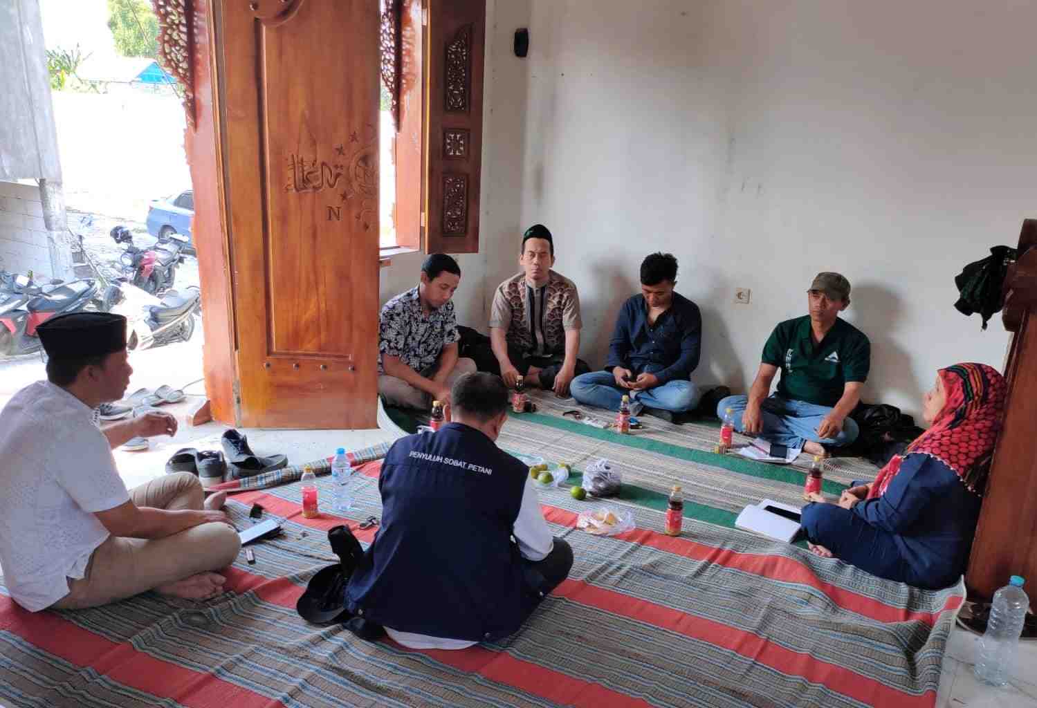 Rapat koordinasi digelar pengurus Lembaga Pengembangan Pertanian Nahdlatul Ulama Gresik. Foto: dok LPPNU Gresik/NUGres