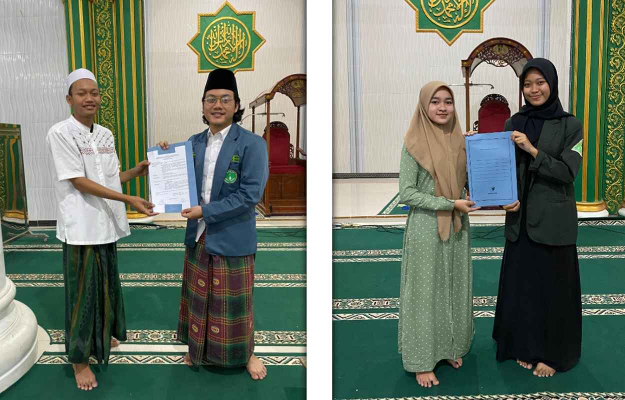Ketua Mandataris PR IPNU Dooro terpilih, Risa Mubaroq
