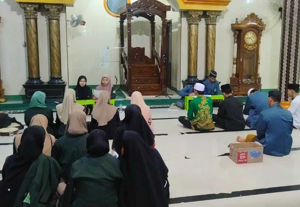 Pimpinan Ranting IPNU IPPNU Dampaan Cerme Gresik menggelar Rapat Anggota, Ahad 10 September 2023 di Masjid Nurul Islam. Foto: Febrian Kisworo/NUGres