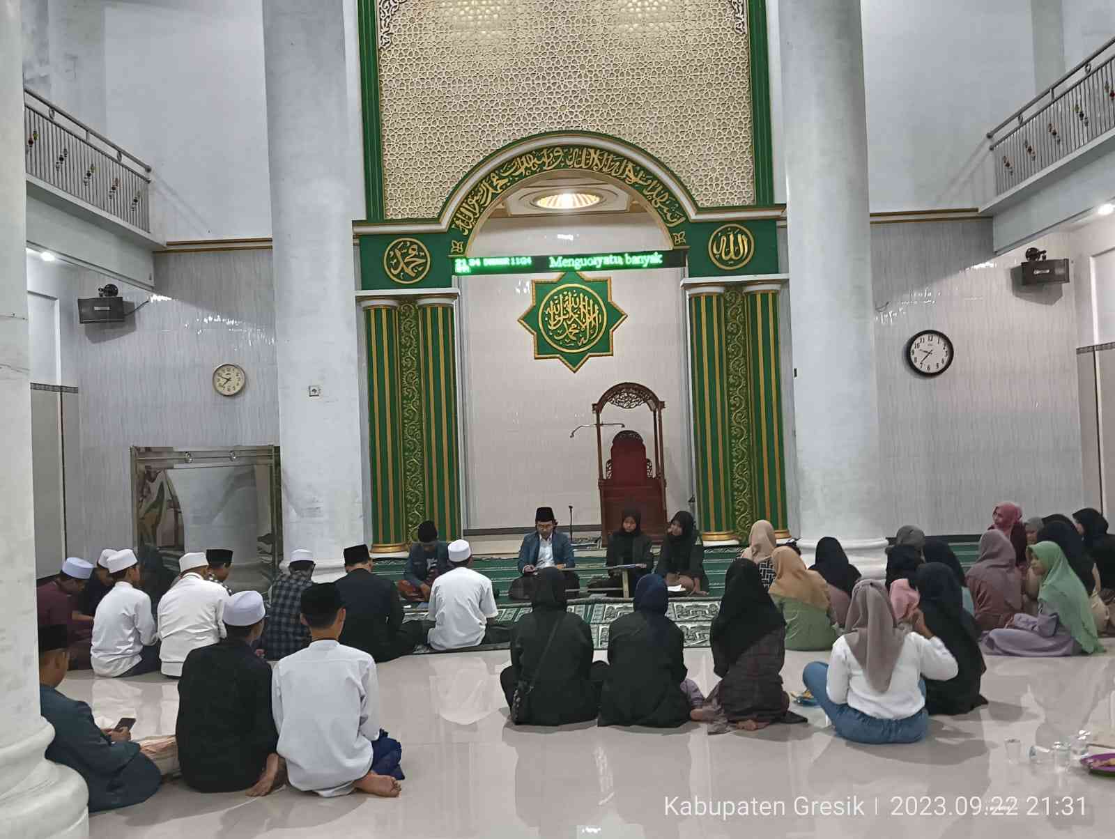 Rapat Anggota Pertama sebagai awal pembentukan kepengurusan Pimpinan Ranting IPNU IPPNU Door, Cerme, Gresik, digelar Jum'at malam (22/9/2023). Foto: Febrian Kisworo/NUGres