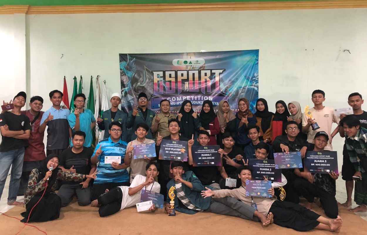 Pimpinan Anak Cabang IPNU IPPNU Duduksampeyan Gresik sukses gelar Turnamen E-Sport Mobile Legend. Foto: dok PAC IPNU IPPNU Duduksampeyan/NUGres