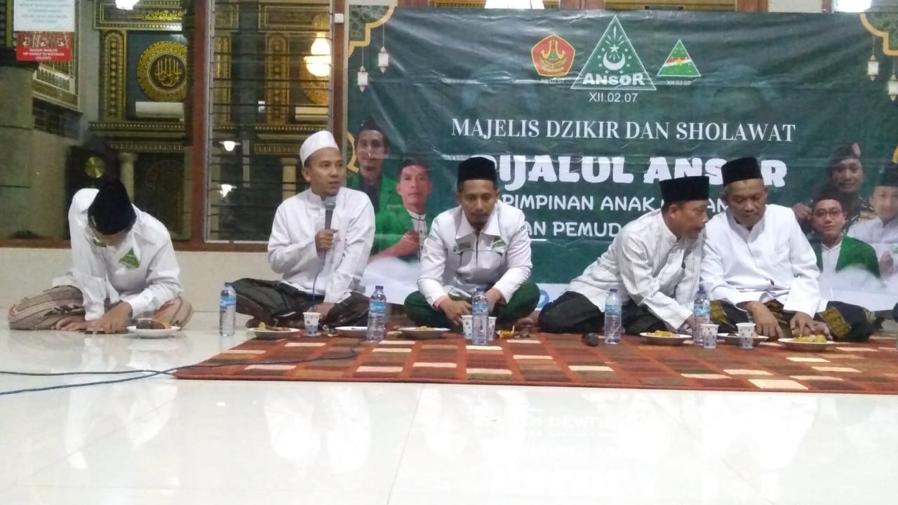 Rutinan Rijalul Ansor PAC GP Ansor Dukun di Sembungan Kidul, Ahad (8/10/2023). Foto: dok PAC GP Ansor Dukun/NUGres