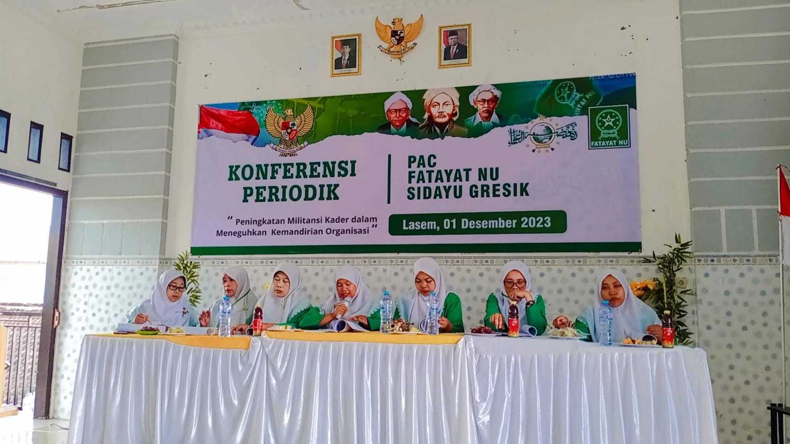 Sahabati Kartining terpilih sebagai Ketua Mandataris Pimpinan Anak Cabang Fatayat NU Sidayu dalam gelaran konferensi periodik, Jumat (1/12/2023). Foto: dok Fatayat NU Sidayu/NUGres