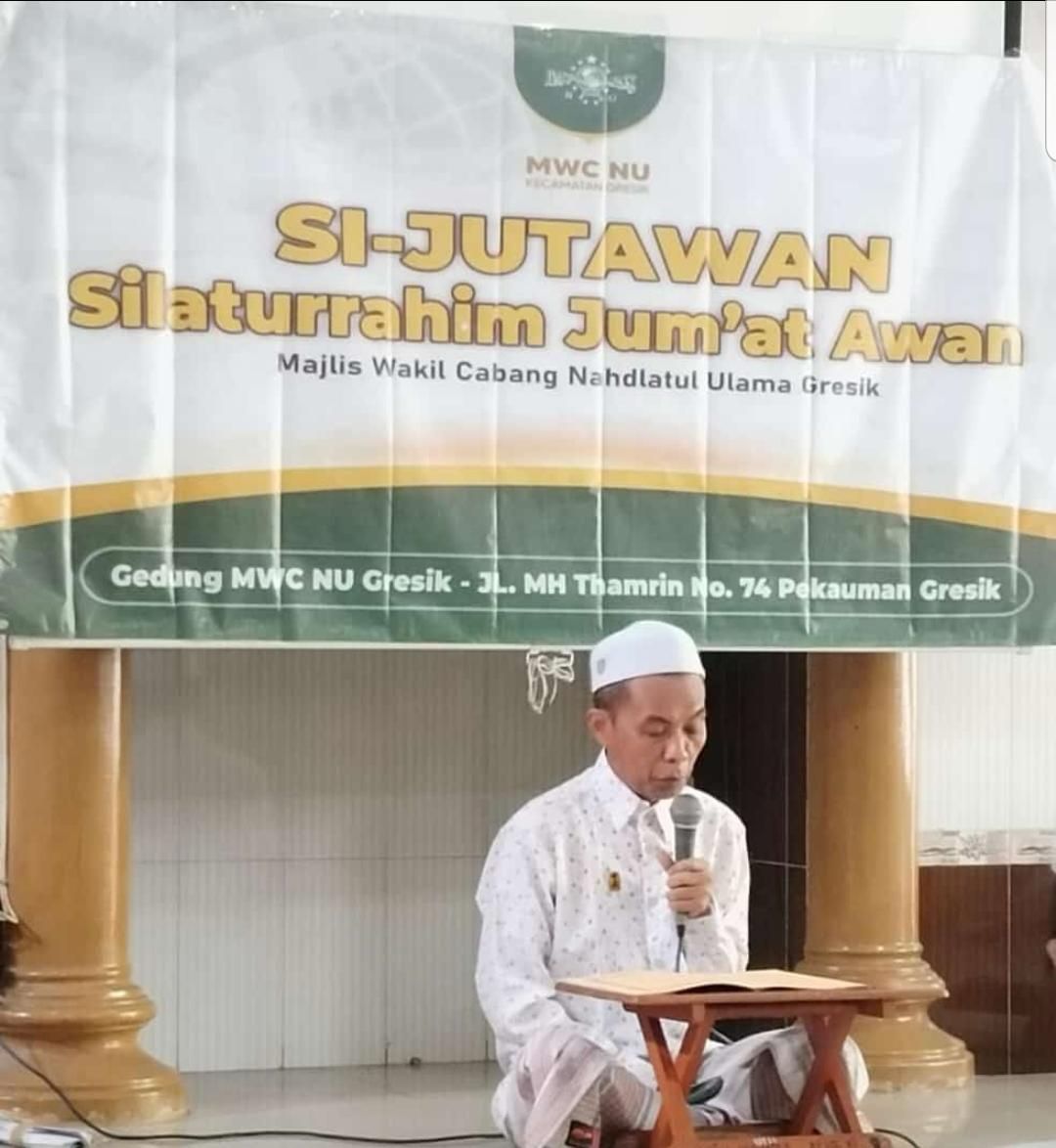 Silaturahim Jumat Awan (Si Jutawan) kali ketiga yang dilaksanakan MWCNU Gresik berlangsung di MINU Lumpur Gresik, pada Jumat (15/12/2023). Foto: dok MWCNU Gresik/NUGres