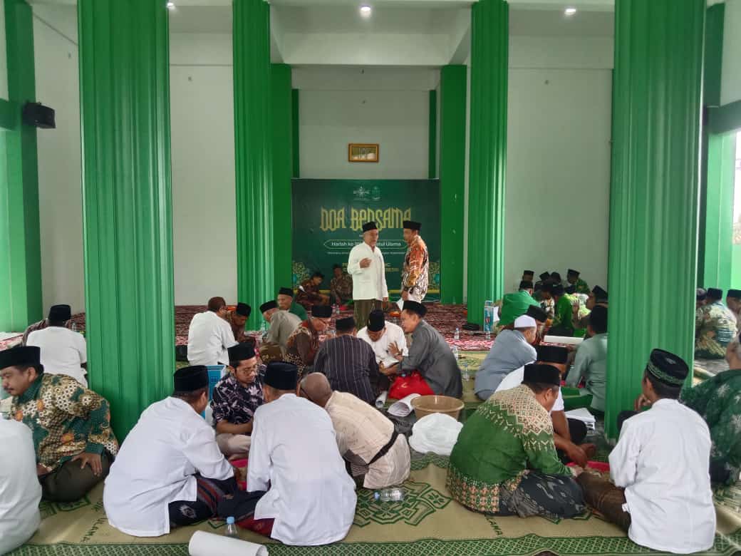 Peringati Harlah ke-101 Nahdlatul Ulama, PCNU Gresik gelar Doa Bersama dan Mensosialisasikan program prioritas, Sabtu (27/1/2024). Foto: NUGres