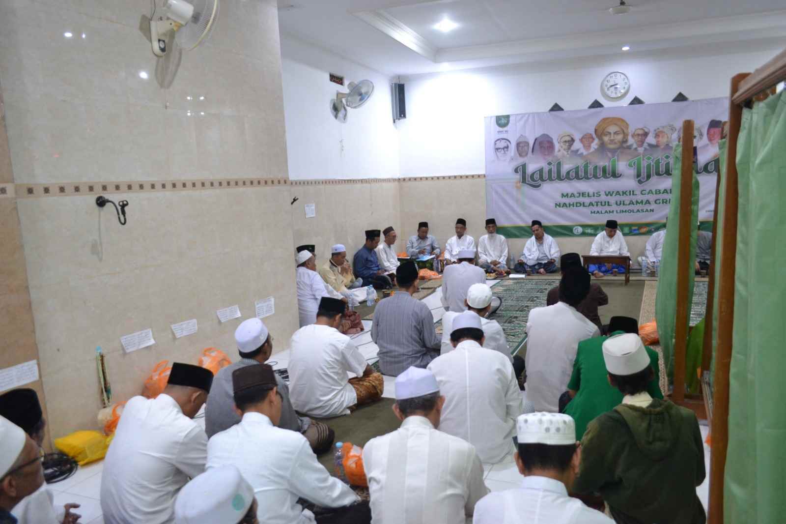 Gelaran Lailatul Ijtima' MWCNU Gresik di Ranting NU Sukodono, Jumat (26/1/2024). Foto: dok PRNU Sukodono/NUGres