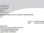 Dosen tetap Institur Al Azhar Menganti Gresik (Istaz Gresik) didapuk sebagai narasumber Universiti Malaysia Perlis. Foto: dok Istaz Gresik/NUGres