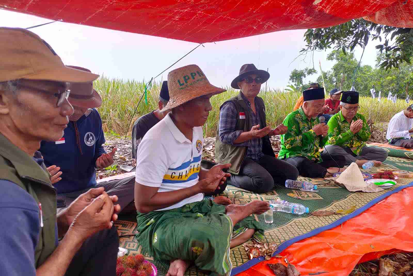 Penjabat Rais Syuriyah PCNU Gresik KH Moh Farhan kala menghadiri serangkaian acara LPPNU Gresik, Ahad (25/2/2024). Foto: Mahbub Junaidi/NUGres