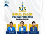 Tiga kader terbaik PMII di Gresik akan berebut posisi Ketua PC PMII Gresik dalam Konferensi Cabang ke XIX. Foto: akun instagram @pc_pmiigresik/NUGres