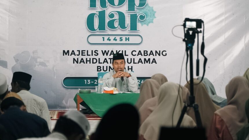 Pertemuan ketiga Lailatul Kopdar #2 MWCNU Bungah, Jumat (15/3/2024). Foto: dok LTN MWCNU Bungah/NUGres