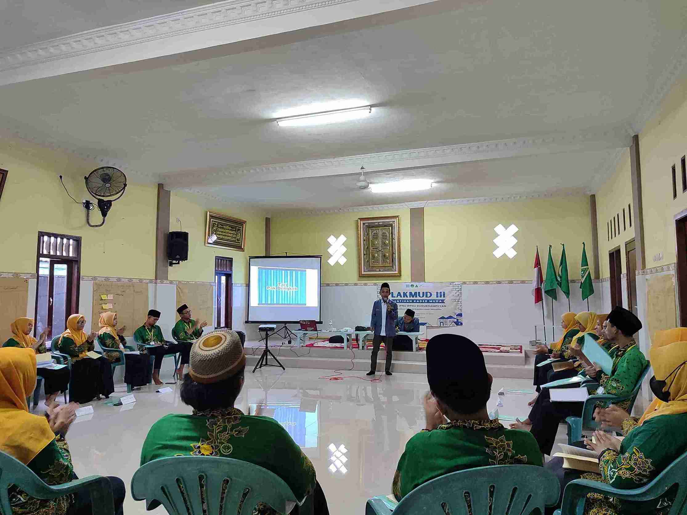 KADERISASI. Pimpinan Anak Cabang IPNU IPPNU Duduksampeyan Gresik menggelar Latihan Kader Muda (Lakmud) III 2024, pada 8 - 10 Maret 2024. Foto: dok PAC IPNU IPPNU Duduksampeyan/NUGres