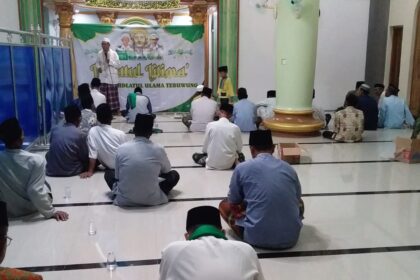 Lailatul Ijtima' Pengurus NU Tebuwung terasa spesial di bulan Ramadan, Jumat (15/3/2024). Foto: Syafil Hoo/NUGres