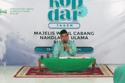 Pertemuan kelima Lailatul Kopdar #2 MWCNU Bungah, Ahad (17/3/2024). Foto: Tangkapan Layar Youtube MWCNU Bungah/NUGres