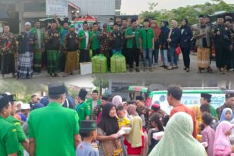 Momentum Ramadhan, Pimpinan Anak Cabang GP Ansor Panceng menjadi upaya memperkuat eksistensi organisasi. Foto: dok PAC GP Ansor Panceng/NUGres