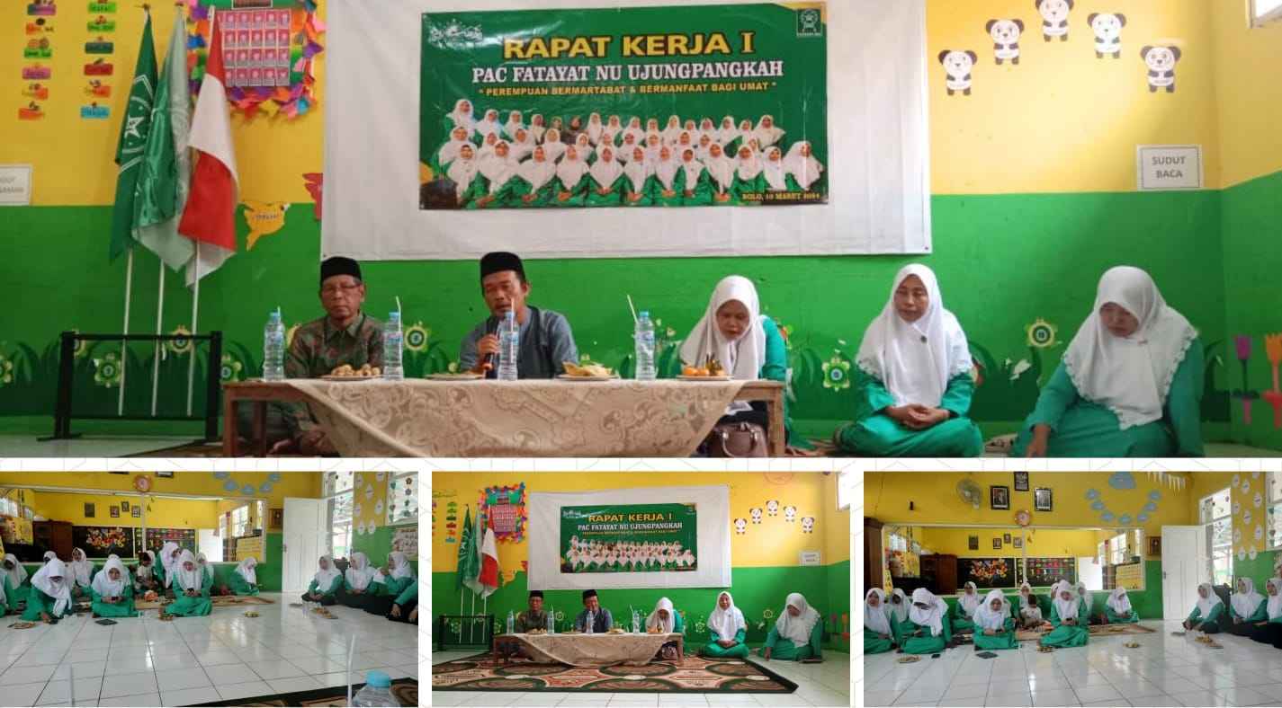 Rapat Kerja 1 Pimpinan Anak Cabang Fatayat NU Ujungpangkah, Ahad (10/3/2024). Foto: instagram @MWCNU Ujungpangkah/NUGres