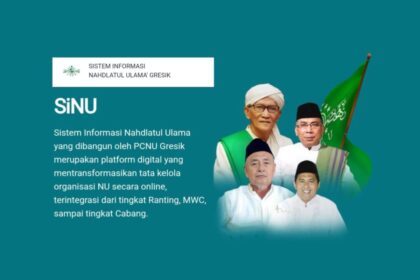 Sistem Informasi Nahdlatul Ulama Gresik (SiNUGres). Foto/ilustrasi: NUGres