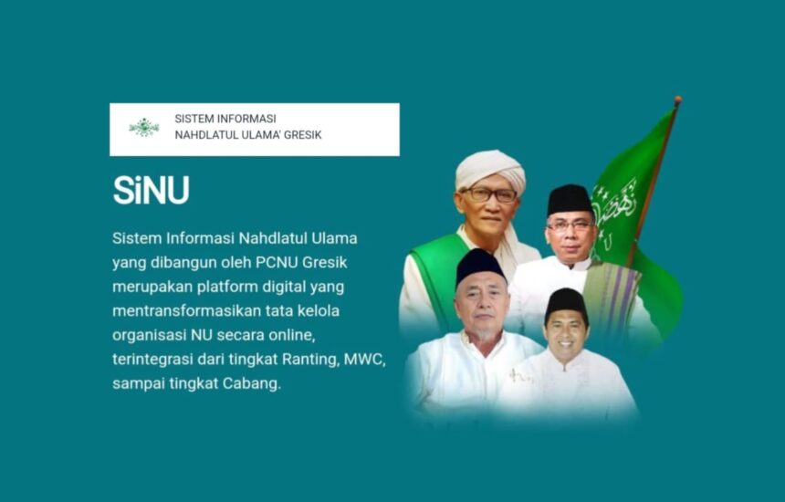 Sistem Informasi Nahdlatul Ulama Gresik (SiNUGres). Foto/ilustrasi: NUGres