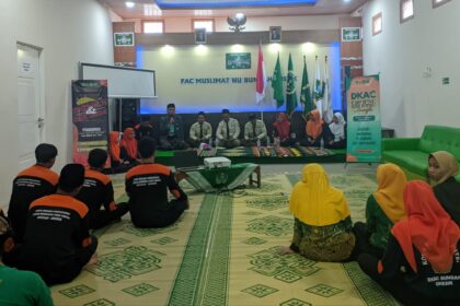 Dewan Koordinasi Anak Cabang (DKAC) Corp Brigade Pembangunan (CBP) dan Korp Pelajar Putri menggelar upgrading. Foto: dok DKAC CBP KPP Bungah/NUGres