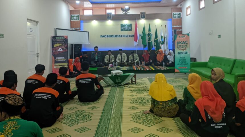 Dewan Koordinasi Anak Cabang (DKAC) Corp Brigade Pembangunan (CBP) dan Korp Pelajar Putri menggelar upgrading. Foto: dok DKAC CBP KPP Bungah/NUGres