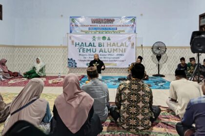 Majelis Alumni IPNU IPPNU Wringinanom menyelenggarakan Halal Bihalal dan Temu Alumni dihadiri oleh seluruh majelis alumni beserta kader IPNU IPPNU se-Wringinanom. Foto: dok Majelis Alumni IPNU IPPNU Wringinanom/NUGres