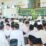 Peserta didik madrasah ibtidaiyah kelas akhir dari sejumlah lembaga pendidikan se-Kecamatan Dukun mengikuti kegiatan istighosah dan doa bersama yang digelar LP Ma'arif MWCNU Dukun. Foto: Syafik Hoo/NUGres