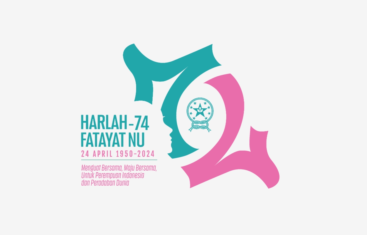 Logo Harlah ke-74 Fatayat NU. Foto: ist/NUGres