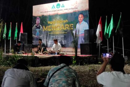 Kegiatan Ngaji Sejarah yang menghadirkan para penggiat Lesbumi NU Gresik. Foto: Chidir/NUGres