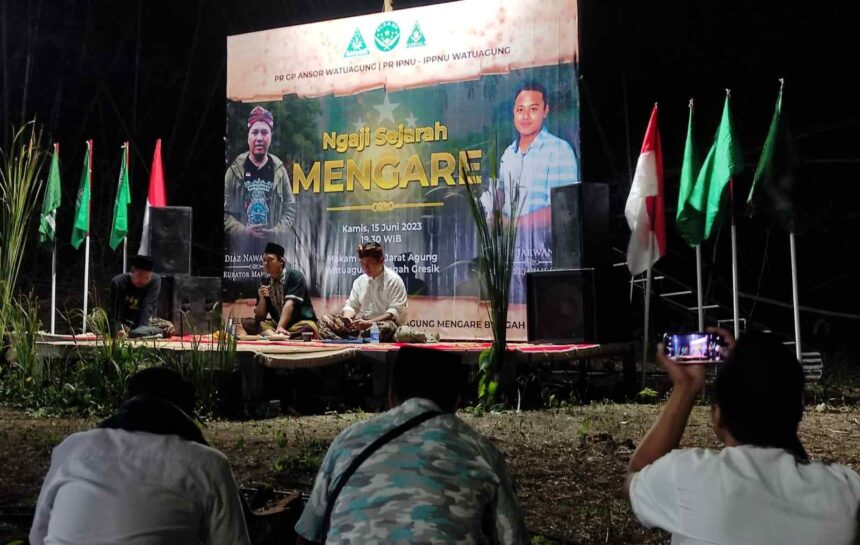 Kegiatan Ngaji Sejarah yang menghadirkan para penggiat Lesbumi NU Gresik. Foto: Chidir/NUGres