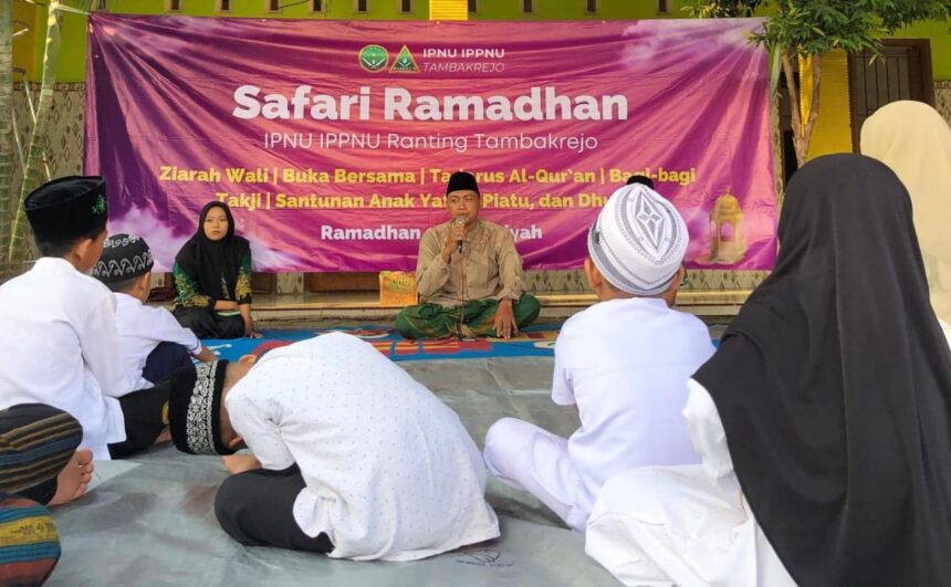 Berbagai rangkaian acara dalam Safari Ramadhan 1445 Hijriah digelar oleh Pimpinan Ranting IPNU IPPNU Tambakrejo Duduksampeyan Gresik. Foto: dok PR IPNU IPPNU Tambakrejo/NUGres