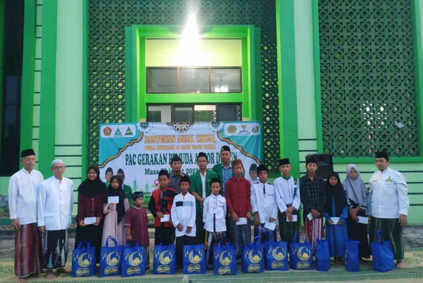 Pimpinan Anak Cabang (PAC) GP Ansor Dukun Gresik menggelar berbagai rangkaian kegiatan di penghujung Ramadhan 1445 H, Sabtu (6/4/2024). Foto: dok PAC GP Ansor Dukun