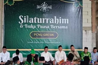 Silaturrahim dan Buka Puasa Bersama PCNU Gresik bersama Lembaga, MWCNU dan Badan Otonom NU se-Cabang Gresik, Jumat (5/4/2024). Foto: Luthfi Anshori/NUGres