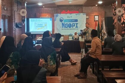 Kegiatan "Ngolah Pikir" (NGOPI) Pimpinan Anak Cabang (PAC) IPNU IPPNU Duduksampeyan dorong semangat berkarir sambil berorganisasi, Kamis (23/5/2024). Foto: dok PAC IPNU IPPNU Duduksampeyan/NUGres