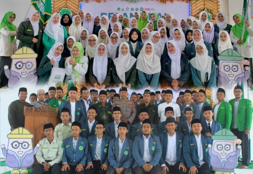 Pimpinan Anak Cabang (PAC) Ikatan Pelajar Nahdlatul Ulama (IPNU) dan Ikatan Pelajar Putri Nahdlatul Ulama (IPPNU) Manyar masa khidmat 2024 - 2026 resmi dilantik, Ahad (5/5/2024). Foto: dok PAC IPNU IPPNU Manyar/NUGres