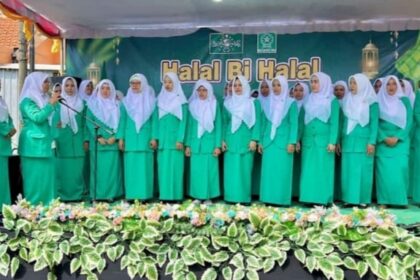 Pelantikan Pimpinan Anak Cabang (PAC) Fatayat NU Cerme 2023 - 2027, Ahad (5/5/2024). Foto: dok PAC Fatayat NU Cerme