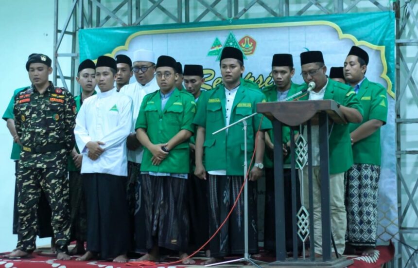 Pelantikan jajaran Pimpinan Anak Cabang (PAC) Gerakan Pemuda Ansor Duduksampeyan masa khidmat 2023 - 2025, Sabtu (4/5/2024). Foto: dok PAC GP Ansor Duduksampeyan/NUGres