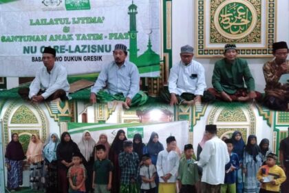Pengurus Ranting Nahdlatul Ulama (PRNU) Babakbawo menggelar Laillatul Ijtima' dan Santunan Anak Yatim, Ahad (21/7/2024) malam. Foto: dok PRNU Babakbawo/NUGres
