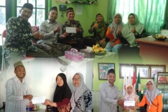 Peringati bulan Muharram dan ringankan beban warga NU, Lazisnu Ranting Sidomukti Bungah Gresik salurkan beasiswa pendidikan. Foto: dok Lazisnu PRNU Sidomukti/NUGres
