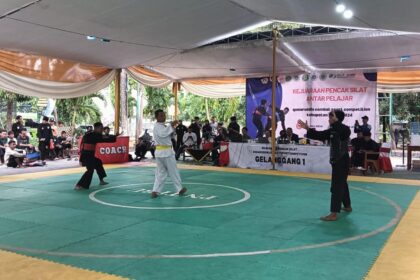 Ratusan Pelajar Pegiat Pencak Silat Pagar Nusa se-Kabupaten Gresik Ikuti Qomaruddin Combat Sport Competition 2024 pada 2 - 3 Juli 2024. Foto: dok PC Pagar Nusa Gresik/NUGres