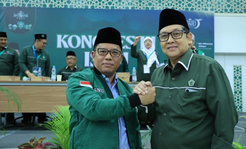 Konggres III ISNU Tahun 2024, Prof Dr Phil H Kamaruddin Amin MA. terpilih sebagai Ketua Umum Ikatan Sarjana Nahdlatul Ulama (ISNU) periode 2024-2029 menggantikan Prof Dr H Ali Masykur Musa, M.Si., M.Hum. Foto: dok TVNU/NUGres